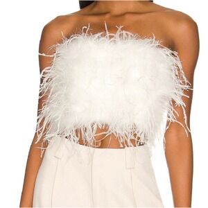 Lamarque White Feather Top